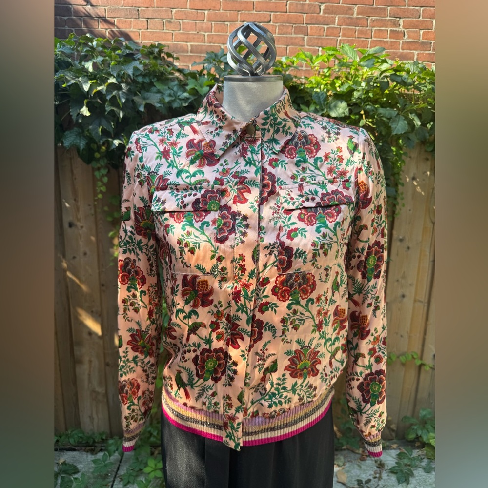 Scotch & Soda Multicolor Floral Silk Jacket